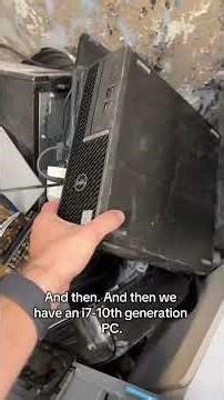 Making over $200 from a computer pulled out of the trash #gold #ram #cpu #computer