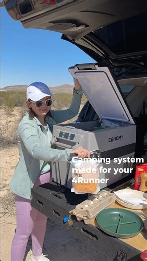 We’re a family of camping lovers. For our first car #camping trip #4Runner Storage System was born