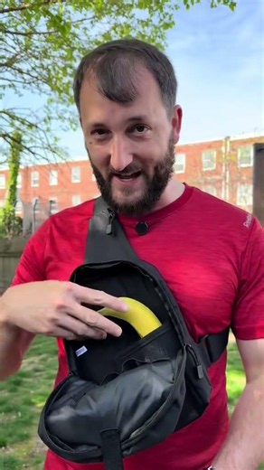 you gotta stay strapped all the time... and with this shoulder carry bag you can...