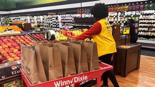 Winn-Dixie and Amazon expand grocery delivery to most of Florida