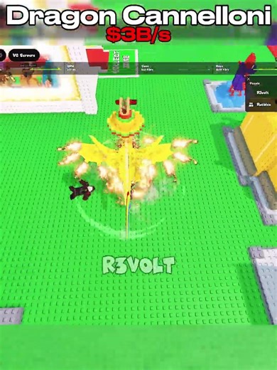 I WON PvP WITH DRAGON CANNELLONI 🔥 $3B/s INSANE POWER! | R3-VOLT #r3volt #roblox