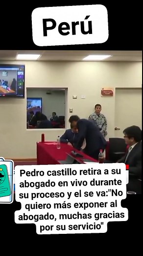 Pedro castillo retira a su abogado en vivo durante su proceso y el se va:"No quiero más exponer al abogado, muchas gracias por su servicio" #peru #fblifestyle | Radio Onda Popular