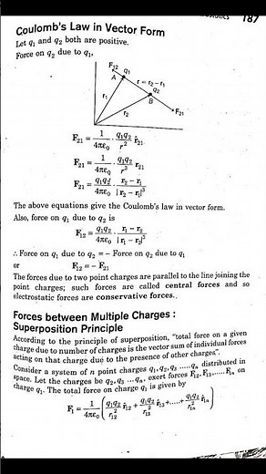 # class 12 physics chapter 1 Electric charge and field short notes#