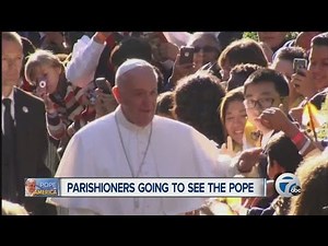 Local parishoners are heading out to see the pope