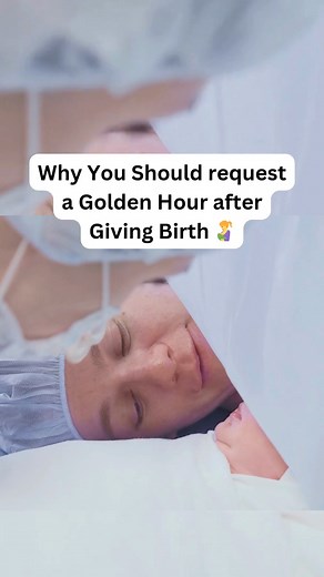 🌟 Why You Should Request a Golden Hour After Giving Birth 🌟 The golden hour is a precious time right after birth that offers so many benefits for both you and your little one: 👶 Bonding Bliss: Skin-to-skin contact during the golden hour builds a deep emotional connection, giving your baby the security they need 💕 💓 Stabilizes Vital Signs: This magical moment helps regulate your baby's temperature, heart rate, and breathing — giving them the best start in life 🌞 🤱 Breastfeeding Success: It