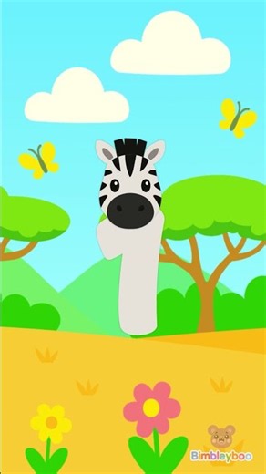 Numbers Song with Zebras 🦓 Learn to Count 1-10 | Fun Counting Song for Kids | Bimbleyboo #kidssongs