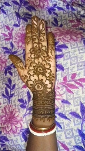 Easy Bridal Mehendi Design for Full Hand | Simple Mehndi Design 2026