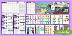 Phonics Level 1 Week 33 Pirates and Mermaids Weekly Lesson Pack