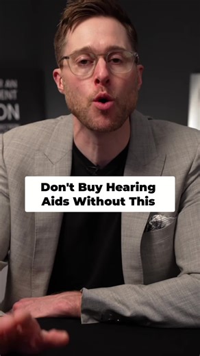 Don't Buy Hearing Aids Without This! DON'T buy hearing aids unless they're going to be fit using real ear measurement. Here's why 👀