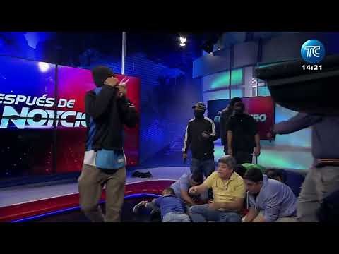 BANDA DELICTIVA SE TOMA EL CANAL DE TC EN VIVO