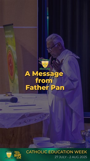 A MESSAGE FROM OUR CHAPLAIN | To mark the beginning of Catholic Education Week 2025, Father Pan offers a reflective message on this year’s theme: “Communities of Faith, Hope & Love”, embracing the spirit of the Jubilee Year as Pilgrims of Hope. 💚 #CatholicEducationWeek2025 | Brigidine College Indooroopilly