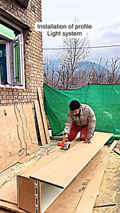 8K views · 428 reactions | Installation of profile lights system #trendingreels #trending #wood #instagram #woodworker #instagood #interiordesign #wooddesign #woodcarving #trendingsongs | interior for you | Facebook