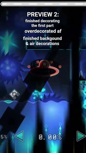 HURRICANE - Preview 2 (GEOMETRY DASH) #foryou #geometrydash