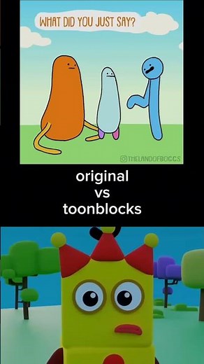 Original vs Toonblocks #meme #viral
