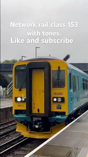 Network rail class 153 though Redbridge with tones