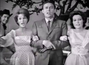 Something special for our visitors from Donegal in Ireland as Jimmy Dean does a lively little number with Maureen O'Hara and her daughter Bronwyn. | Maureen O'Hara Magazine Website