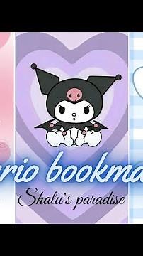 🩷Sanrio characters bookmark ideas#diy #bookmark #craft #sanrio #mymelody #kuromi #cinnamoroll