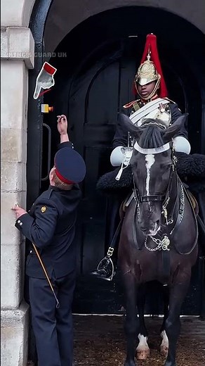 Disrespectful Man Faces Immediate Consequences 😳 #kingsguard #viral #buckinghampalace #royalguard