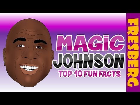 Top 10 Facts about Earvin "Magic" Johnson | Los Angeles Lakers Basketball Star | Educational Cartoon
