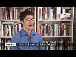 Printer Ink Cartridges - How do I clean my ink cartridges?