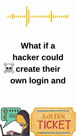 Golden Ticket Attack Cyber Security #shorts