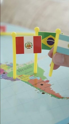 Person Putting Country Flags on the Map ‪@worldmap786‬ #geography #facts #mapguide #worldgeography