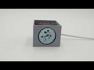 Cartoon Character Clock on Round Display #adafruit