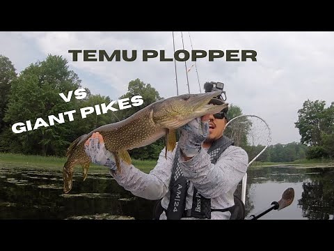 TEMU Whopper Plopper Catches Giant Pikes!!! Convinced Yet???