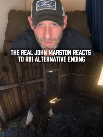 Real John Reacts to RDR1 Alternative Ending #reddeadredemption2 #gameplay #gaming #fyp #rdr2