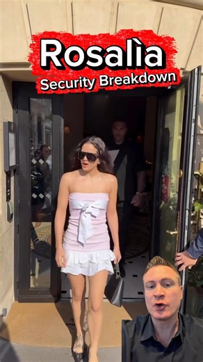 😱 So Dangerous… #rosalia #bodyguard #vip #celebrity #celebritysecurity