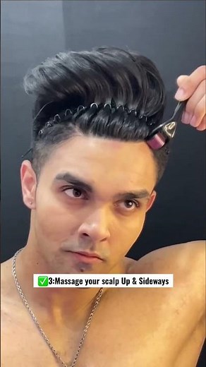 How to get good Hairline?💆‍♂️ #hairline #haircare #hairvolume #styletips #styling #mensgrooming