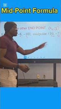 Mid-point formula #maths #function #geometry #basicproblems
