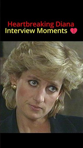 2 Heartbreaking Moments of Princess Diana in Interviews 💔👑
