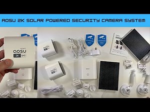AOSU 2K Solar Security Camera System Review