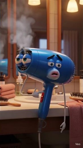 Benefits of hair dryer #ai #animation
