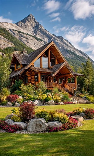 Dream Log Cabin with a Breathtaking Mountain View 🌲🏔️ | Log Cabins