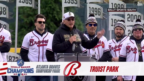 Braves celebrate World Series win