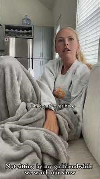 I deliberately didn't sit next to my girlfriend to see her reaction