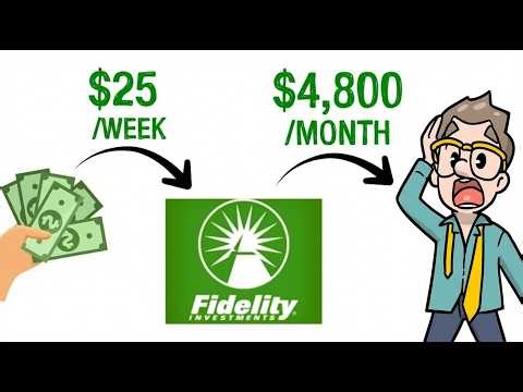 $25/week into Fidelity Index Funds Will Surpass Your Job ($4,800 /month)