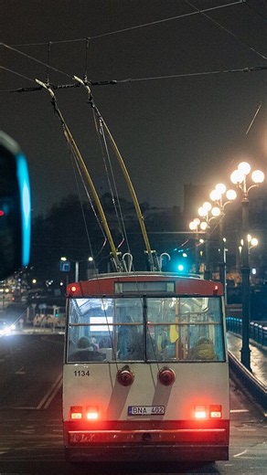 Vilnius night commute #vilnius #lithuania #citylife