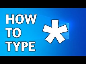 How To Type Star Sign in Laptop