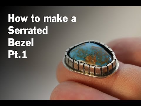 Making a Serrated / Castellated Bezel Ring - Part 1
