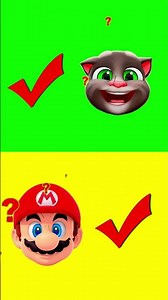Mario vs Talking Tom – Wrong Eyes Challenge 😲Who Has The Wrong Eyes? Mario or Talking Tom? 👀