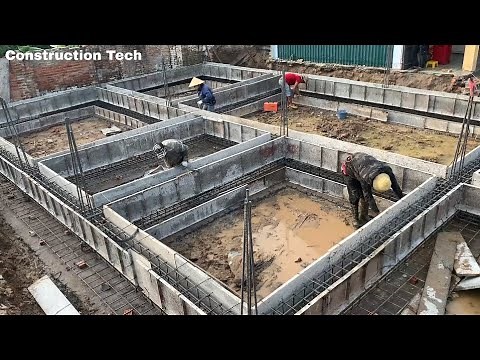 How to Build and Install Steel Bars in the Right Place to Create a Solid Building Foundation