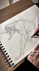 Dibujo del Titan Jaw de AOT en mi estilo único