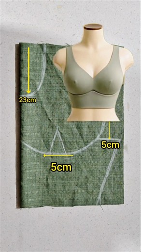 The Only Bralette Tutorial You Need#Bralette #WirelessBra #SewingTutorial #DIYFashion