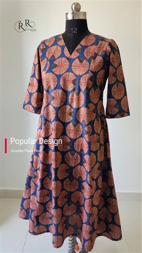 ✨️Shoulder pannel kurti Easy sewing