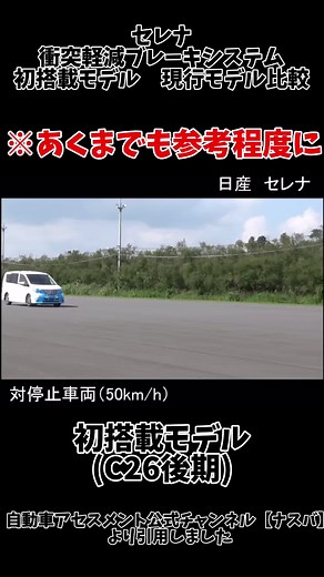 セレナの衝突軽減ブレーキシステム解説