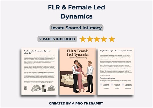 FLR & Female Led Dynamics | Elevate Shared Intimacy | High Trust Relationship Tools | Autonomy Guide - Etsy