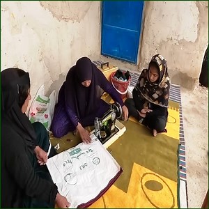 Embroidery on Fhe Flour Sack Making A Backpack | Alan TV